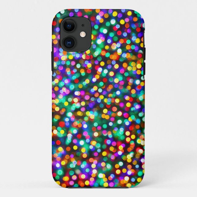 Capa Para iPhone Da Case-Mate Luzes de incandescência do Natal (Verso)