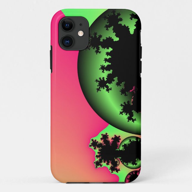 Capa Para iPhone Da Case-Mate maçã azeda fractal (Verso)