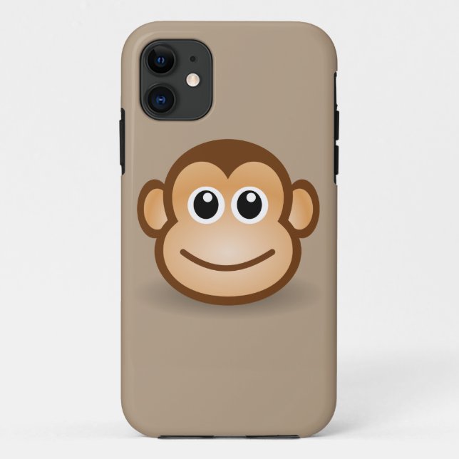 Capa Para iPhone Da Case-Mate macaco animado sorridente (Verso)