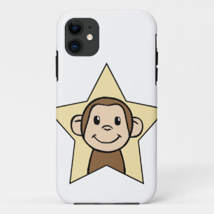Capa Para iPhone Da Case-Mate Macaco de desenho animado fofo com sorriso estrela