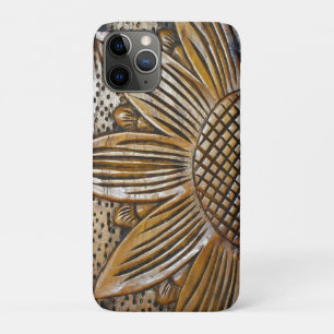 Capa Para iPhone Da Case-Mate Madeira De Girassol De Madeira legal Faux