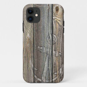 Capa Para iPhone Da Case-Mate Madeira velha russa e âncora