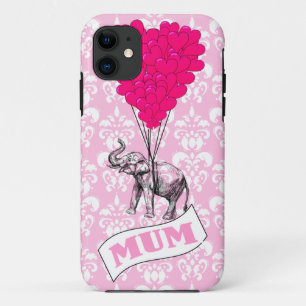 Capa Para iPhone Da Case-Mate Mãe com elefante rosa