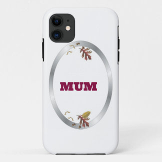 Capa Para iPhone Da Case-Mate Mãe decorativa de moldura prateada