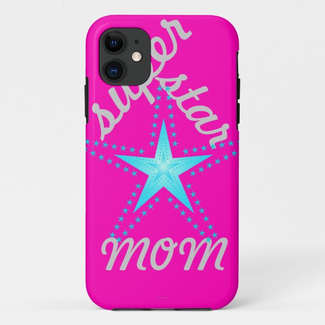 Capa Para iPhone Da Case-Mate Mãe super estrela (Verso)