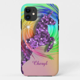 Capa Para iPhone Da Case-Mate Magical Rainbow Unicorn Personalizado