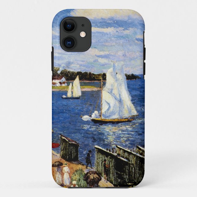 Capa Para iPhone Da Case-Mate Mahone Bay por William Glackens (Verso)