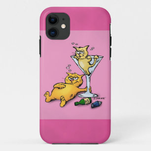 Capa Para iPhone Da Case-Mate Maleta de Cocktails & Kitten Pink Cartoon iPhone5