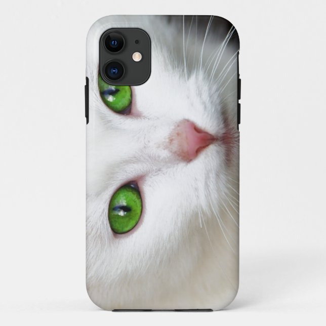 Capa Para iPhone Da Case-Mate Maleta de Gato Branco Verde iPhone 5/5S (Verso)