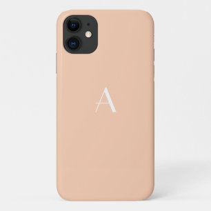 Capa Para iPhone Da Case-Mate Maleta Menina Pastel Apricot iPhone6 com Monograma
