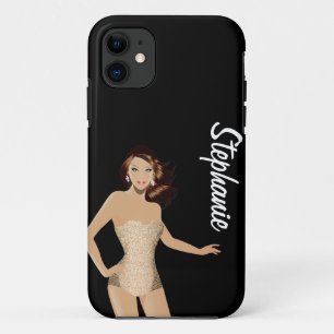 Capa Para iPhone Da Case-Mate Maleta Negra Swinsuit Girl ID™ iPhone 5 Case