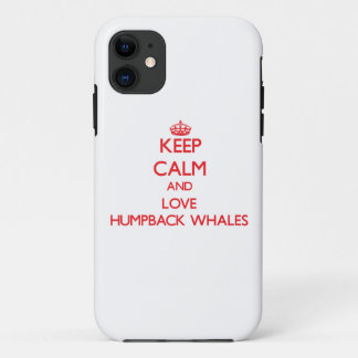 Capa Para iPhone Da Case-Mate Mantenha a calma e ame baleias de Humpback