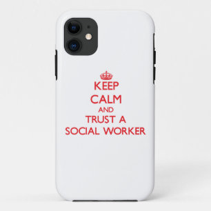 Capa Para iPhone Da Case-Mate Mantenha a calma e confie um assistente social