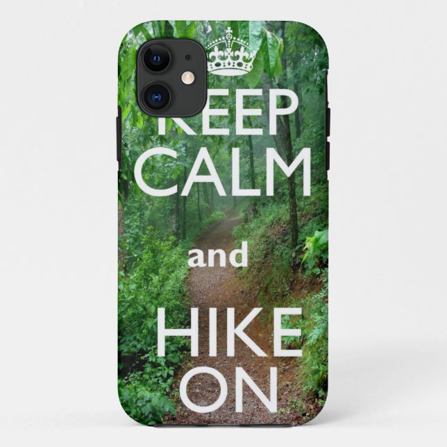 Capa Para iPhone Da Case-Mate Mantenha a Calma e Continue a Caminhar (Verso)