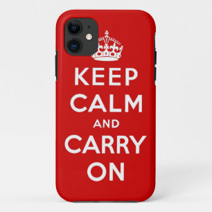 Capa Para iPhone Da Case-Mate mantenha a calma e continue o original