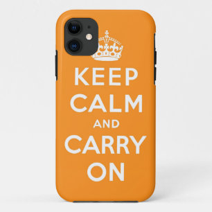 Capa Para iPhone Da Case-Mate mantenha a calma e continue o original