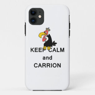 Capa Para iPhone Da Case-Mate Mantenha a calma e o abutre do cadáver