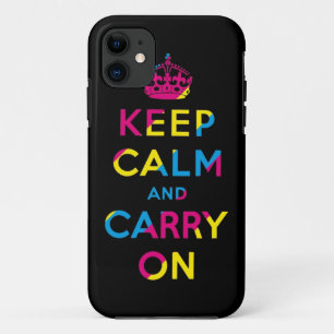 Capa Para iPhone Da Case-Mate mantenha calmo e continue CMYK