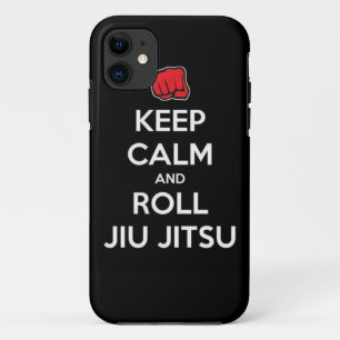 Capa Para iPhone Da Case-Mate mantenha jitsu calmo e do rolo do jiu