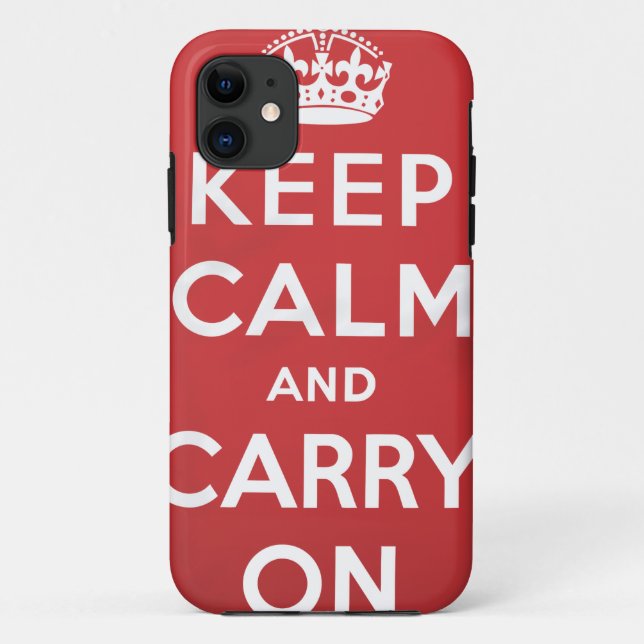 Capa Para iPhone Da Case-Mate Mantenha-se calma e continue ligado (Verso)