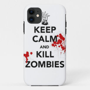 Capa Para iPhone Da Case-Mate mantenha zombis calmos e do matar
