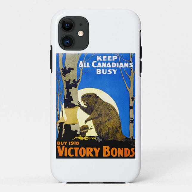 Capa Para iPhone Da Case-Mate Manter Todos os Canadianos Ocupados (Verso)