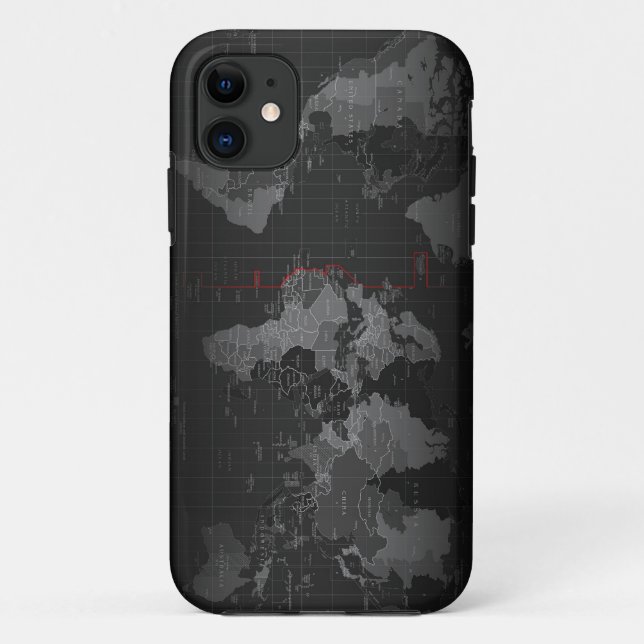 Capa Para iPhone Da Case-Mate Mapa do mundo (Verso)