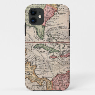 Capa Para iPhone Da Case-Mate Mapa do vintage do das caraíbas (1732)