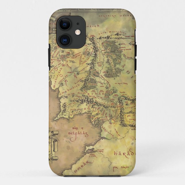 Capa Para iPhone Da Case-Mate Mapa MIDDLE EARTH™ (Verso)