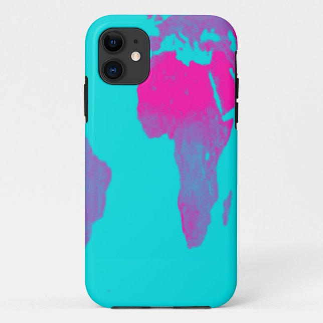 Capa Para iPhone Da Case-Mate Mapa Mundial (Verso)