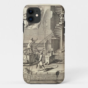 Capa Para iPhone Da Case-Mate Maquinaria de combate ao fogo, de um livro em