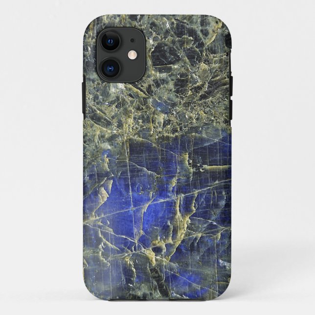 Capa Para iPhone Da Case-Mate Marble Azul (Verso)
