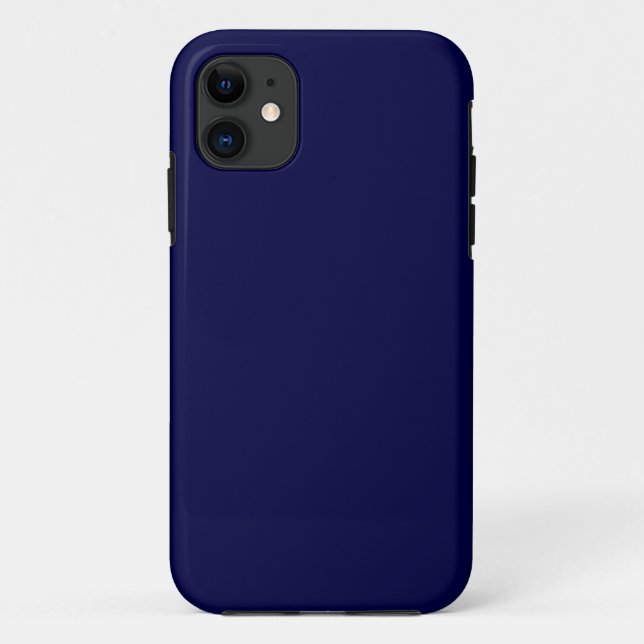 Capa Para iPhone Da Case-Mate Marinho sólido azul (Verso)