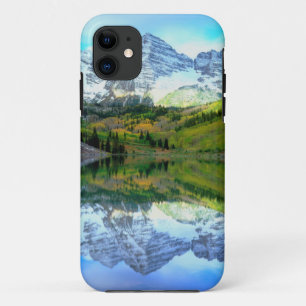 Capa Para iPhone Da Case-Mate Maroon Bells refletidas no Maroon Lake