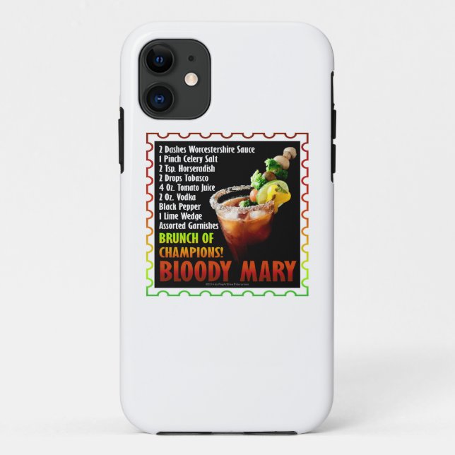 Capa Para iPhone Da Case-Mate MARY SANGRENTA, Brunch dos Campeões (Verso)