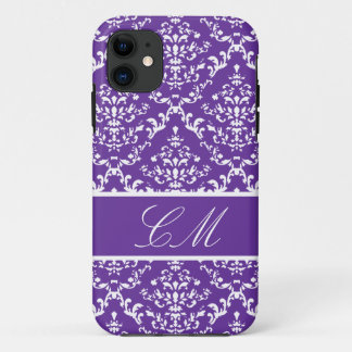 Capa Para iPhone Da Case-Mate Máscara Roxa #1 @ Vintage Marie com Monograma