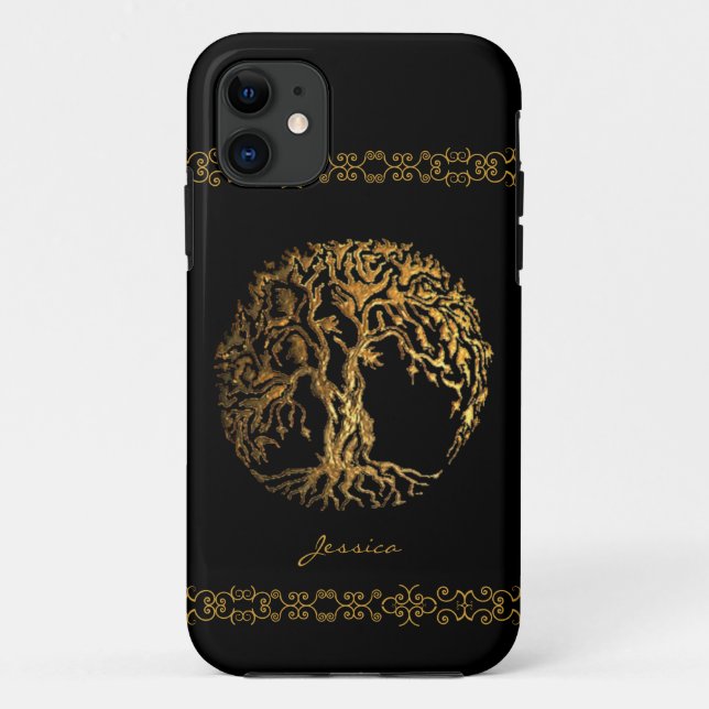 Capa Para iPhone Da Case-Mate Mehndi Tree of Life (Henna) (Verso)