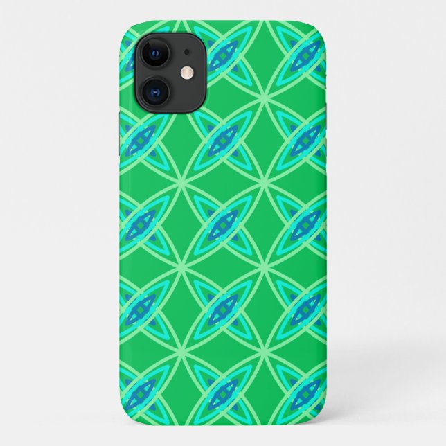 Capa Para iPhone Da Case-Mate Meio século Atômica moderno - Jade Green (Verso)