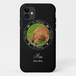 Capa Para iPhone Da Case-Mate Memorial - Perda de Cachorro - Foto/Nome Personali