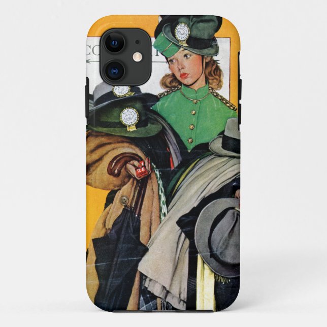 Capa Para iPhone Da Case-Mate Menina de Hatcheck (Verso)