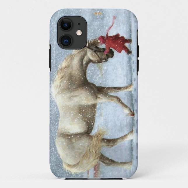 Capa Para iPhone Da Case-Mate Menina e Cavalo no iPhone 5 Case (Verso)