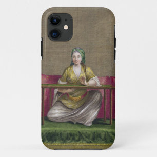 Capa Para iPhone Da Case-Mate Menina turca, bordando, século XVIII (engravin