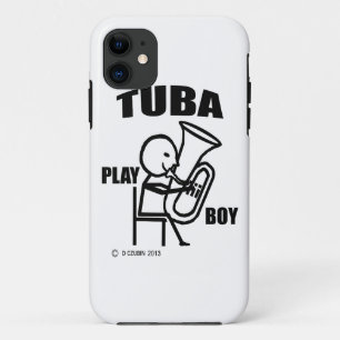 Capa Para iPhone Da Case-Mate Menino do jogo da tuba