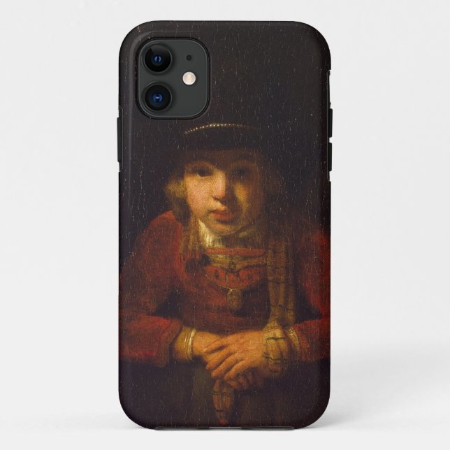 Capa Para iPhone Da Case-Mate Menino que olha através da janela, c.1647 (Verso)