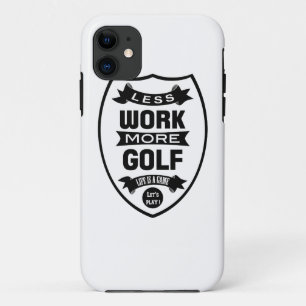 Capa Para iPhone Da Case-Mate Menos trabalho mais golfe