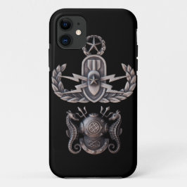 Capa Para iPhone Da Case-Mate Mergulhador mestre mestre do EOD