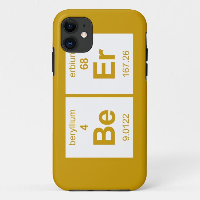 Capa Para iPhone Da Case-Mate Mesa periódica da cerveja (Verso)