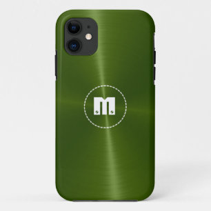 Capa Para iPhone Da Case-Mate Metal de aço inoxidável brilhante verde
