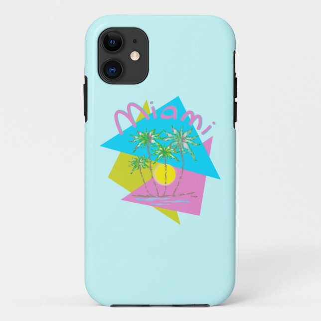 Capa Para iPhone Da Case-Mate Miami Palms Sun (Verso)