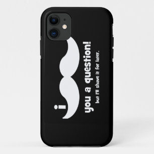 Capa Para iPhone Da Case-Mate Mim bigode você uma pergunta
